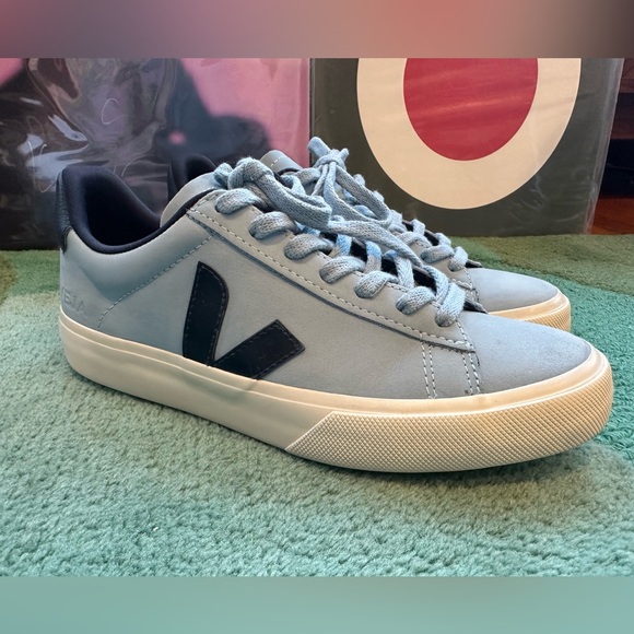 Veja NEARLY NEW Campo special edition nubuck steel náutico leather low top -8 - Picture 3 of 16